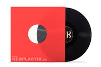 12" LP Innenhüllen rot, gefüttert, 80gr, ohne Eckschnitt, 700 Stück 