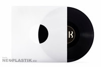 12" LP Inner Sleeve white, unlined, 90gr, without angled corner cut, 700 units